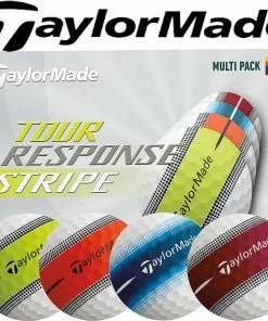 TaylorMade Golf Unisex TOUR Response Stripe Multicolour Golf Balls